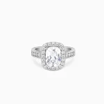silver classic solitaire ring